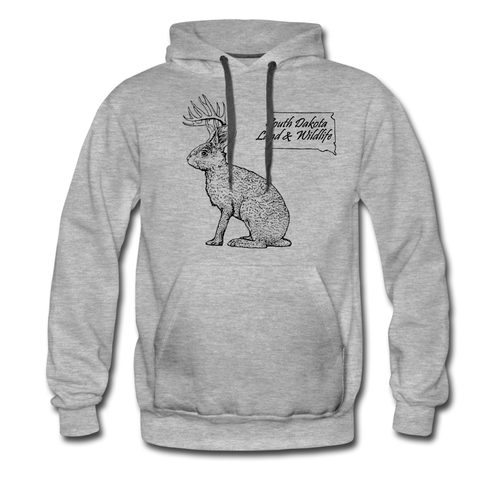 Jackalope Hoodie - heather gray